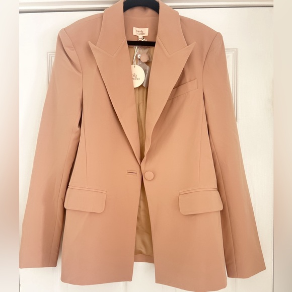 Camila Coelho Morena Blazer in Nude Toffee XXS - Picture 2 of 4